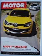 Renault Mégane RS 275 Trophy 2015 AUS Brochure Catalogue Pro, Verzenden, Zo goed als nieuw, Renault