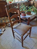 eiken tafel en stoelen, Antiek en Kunst, Antiek | Meubels | Stoelen en Sofa's, Ophalen