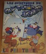 Cap'taine Sabord apprends la peinture 1943 Wrill kleurboek, Gelezen, Ophalen of Verzenden, André Rigal, Eén stripboek