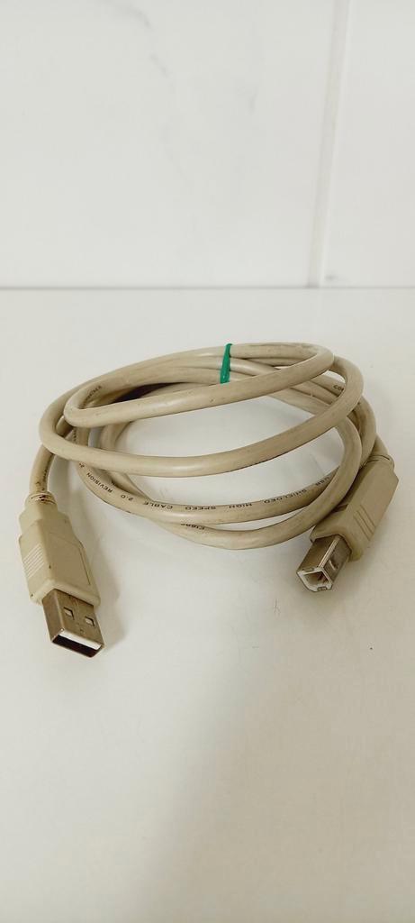 Imprimante USB CÂBLE 2.0 . 1,5 mètres., Informatique & Logiciels, Pc & Câble réseau, Comme neuf, Enlèvement