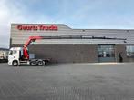 MAN TGX 33.510 6X4 TREKKER-BAKWAGEN COMBI + FASSI F485RA.2.2, Auto's, Automaat, Euro 6, MAN, Wit