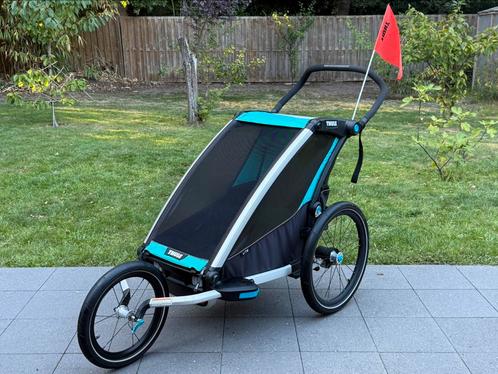 Thule Chariot Lite fietskar + Jogging kit, Fietsen en Brommers, Fietsaccessoires | Aanhangwagens en Karren, Zo goed als nieuw
