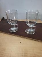 2 koffie verkeerd glazen, Ophalen of Verzenden, Zo goed als nieuw, Glas, Kop(pen) en/of Schotel(s)