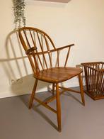 Vintage houten stoel, Huis en Inrichting, Ophalen, Gebruikt, Bruin, Vintage Scandinavisch