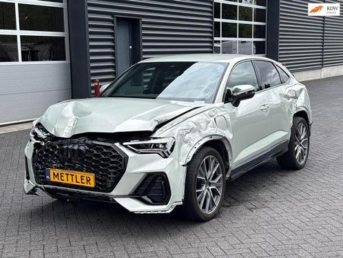 Audi Q3 Sportback 45 TFSI e S Edition, 3x S-Line, PDC, stoel, Auto diversen, Ongevalwagen, Audi, Automaat, Hybride Elektrisch/Benzine