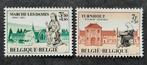 België: OBP 1571/72 ** Filantropische uitgifte 1971., Postzegels en Munten, Frankeerzegel, Ophalen of Verzenden, Zonder stempel