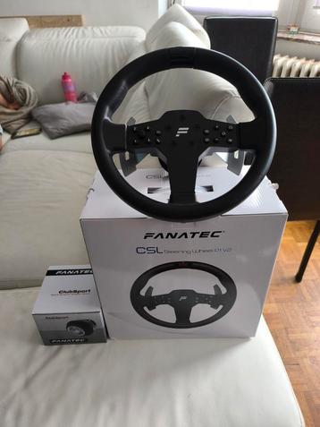 FANATEC STUURWIEL CSL P1 V2 QR1 METAAL  beschikbaar voor biedingen