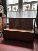 Vintage Vitrinekast, toonbank, balie, Ophalen, Gebruikt, Glas, Met lade(s)