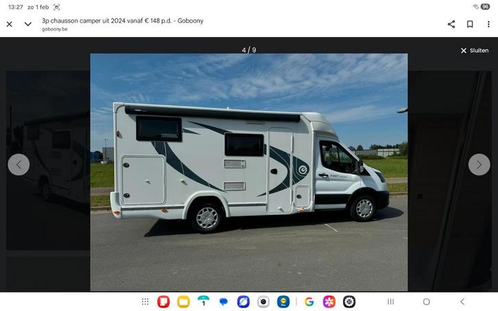 CHAUSSON S697 première ligne, Caravanes & Camping, Camping-cars, Particulier, Enlèvement