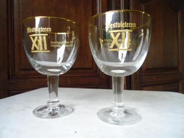 2 verres à bière Westvleteren XII 15 cl  