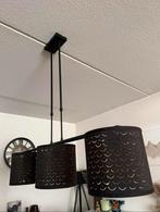Plafondlamp / hanglamp met lampenkappen, Huis en Inrichting, Lampen | Plafondlampen, Ophalen of Verzenden, Zo goed als nieuw, Metaal