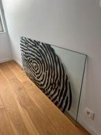 Glazen tafelblad, Huis en Inrichting, Tafelonderdelen, Ophalen, Gebruikt