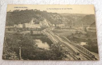 carte postale Comblain au Pont le pont du chemin de fer, Enlèvement ou Envoi