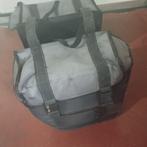 Fietstas dubbel (zwart/grijs), Fietsen en Brommers, Ophalen, Gebruikt, Basil