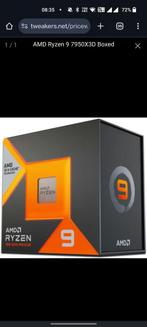 Amd Ryzen 9 7950x3d, Computers en Software, Processors, Ophalen of Verzenden, Zo goed als nieuw