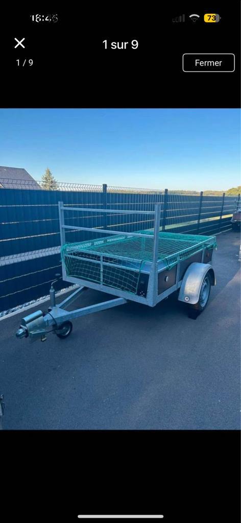 Aanhangwagen van 750 kg, Auto diversen, Aanhangers en Bagagewagens, Zo goed als nieuw, Ophalen