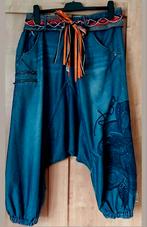 NIEUWE DESIGGUAL JEANS HAREMBROEK, Kleding | Dames, Broeken en Pantalons, Blauw, Nieuw, Ophalen of Verzenden, Desigual