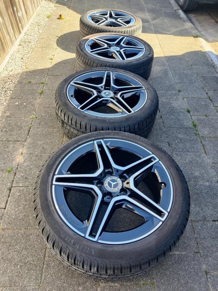 Originele Mercedes AMG pakket velgen - shadow pack, Auto-onderdelen, Banden en Velgen, Banden en Velgen, All Season, 18 inch, 225 mm