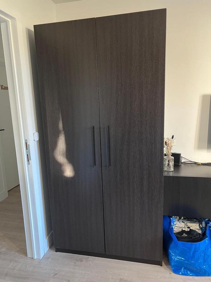 1 Kast ikea pax zwartbruin, Huis en Inrichting, Kasten | Kleerkasten, Nieuw, 200 cm of meer, 50 tot 100 cm, 50 tot 75 cm, Met lade(s)
