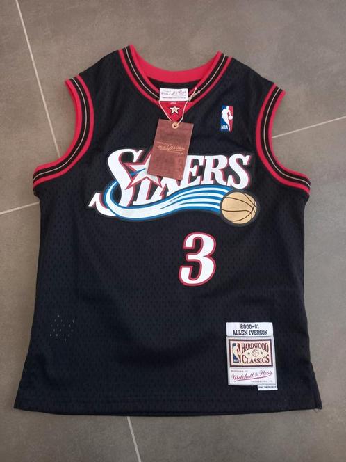 NIEUW-NBA Basketbal kindershirt S-Allen Inverson 2000 2001, Enfants & Bébés, Vêtements enfant | Taille 134, Neuf, Garçon ou Fille