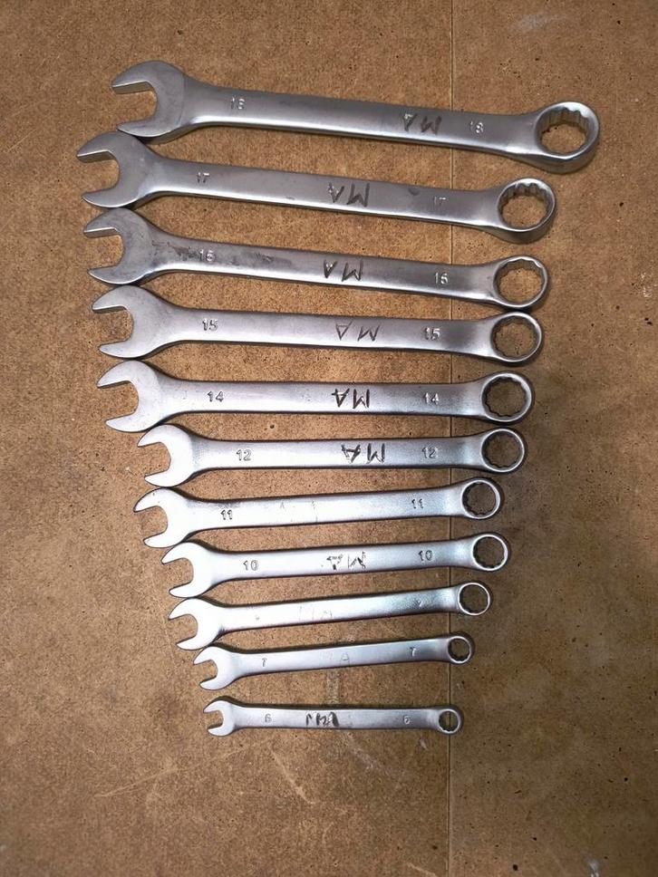 Steek ringsleutel set, Auto diversen, Autogereedschap, Ophalen of Verzenden