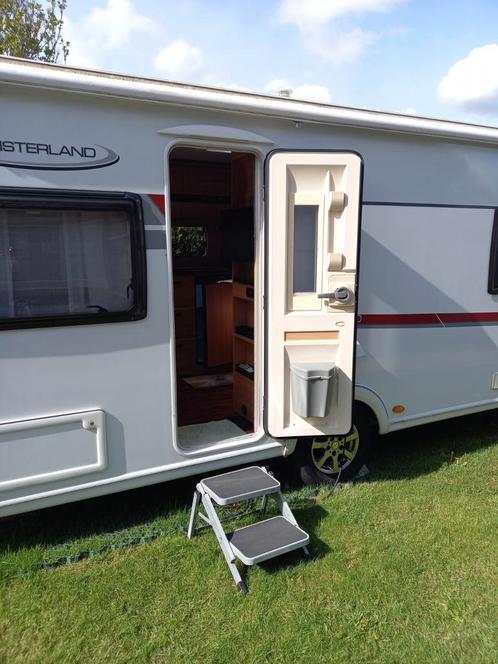 Lmc munsterland musica 470d,  2016, Caravans en Kamperen, Caravans, Particulier, Kachel, Luifel, Mover, Ophalen
