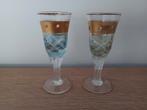 2 borrelglaasjes., Antiek en Kunst, Ophalen