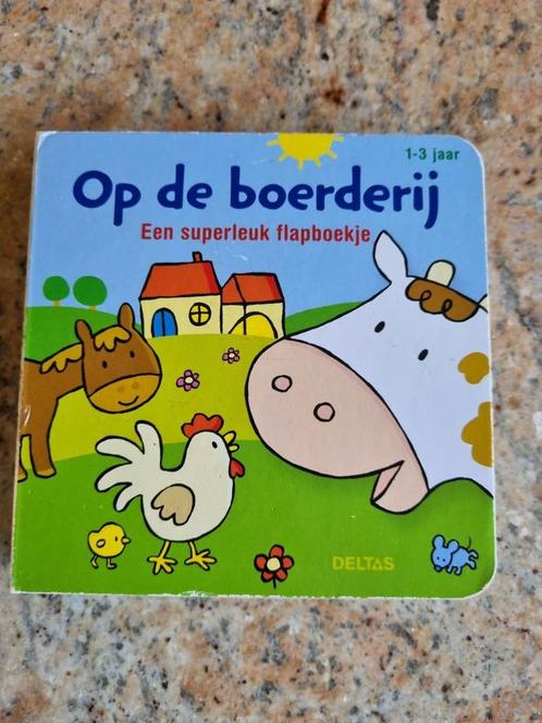 Op de boerderij boekje (69), Livres, Livres pour enfants | 0 an et plus, Utilisé, 2 à 3 ans, Livre à déplier, à toucher ou à découvrir