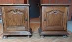 Ensemble de 2 tables de chevet en bois massif — Classic, Maison & Meubles, Chambre à coucher | Tables de chevet, 45 à 65 cm, Enlèvement
