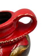 West-Germany vaas - rood/bruin - Fat Lava stijl, Huis en Inrichting, Woonaccessoires | Vazen, Keukies Shop, Aardewerk of Porselein