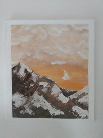  Art : peindre un paysage de montagne avec de la peinture et