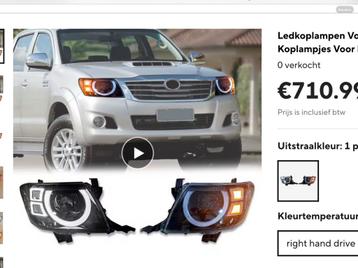Phares pour Toyota Hilux vigo beschikbaar voor biedingen