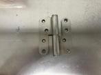 Inox/rvs binnenscharnieren  100x86 rechts, Ophalen of Verzenden, Nieuw, Inox