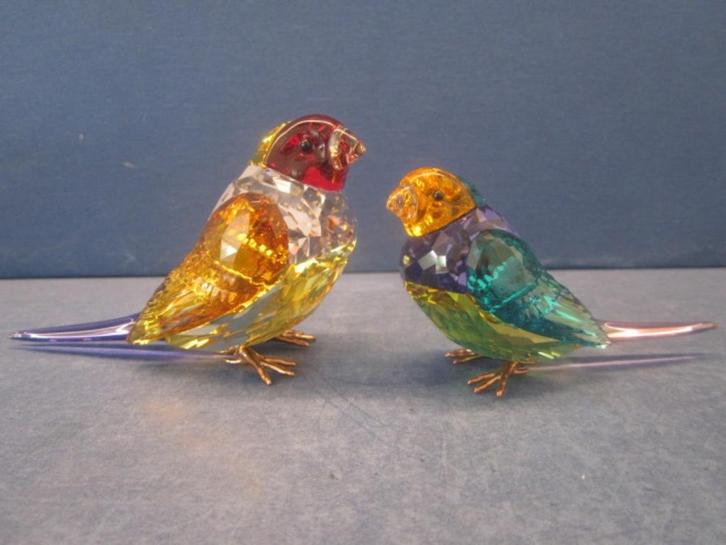 Swarovski SCS 2024 - Idyllia Gouldamadine groot & klein., Collections, Swarovski, Neuf, Figurine, Enlèvement ou Envoi