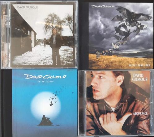 DAVID GILMOUR - PINK FLOYD - Compleet, 4 soloalbums (4 CDs), Cd's en Dvd's, Cd's | Rock, Zo goed als nieuw, Progressive, Ophalen of Verzenden