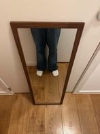 Wandspiegel met houten rand, Maison & Meubles, Accessoires pour la Maison | Miroirs, Moins de 100 cm, Comme neuf, Enlèvement, Rectangulaire