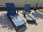 Tuinstoel met kussen, Ophalen, Gebruikt, Plastic