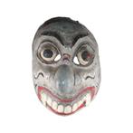 Grand masque de théâtre de Bali en bois au long nez, Antiquités & Art, Enlèvement ou Envoi