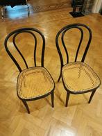 2 chaises vintage "Thonet" par ZPM Radomsko (années 1950), Antiquités & Art, Enlèvement ou Envoi