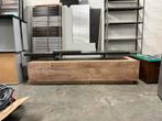 TV Meubel - steigerhout en zwart, Antiek en Kunst, Ophalen