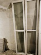 4 witte vitrine deuren voor Billy boekenkast, Huis en Inrichting, Ophalen, Gebruikt, Minder dan 50 cm, 150 tot 200 cm
