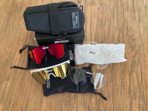 Scicon Aerowing Lamon fietsbril, meerdere lenzen, Pogacar, Fietsen en Brommers, Fietsaccessoires | Fietshelmen, Zo goed als nieuw