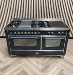 Luxe Boretti Majestic Fornuis 150 cm Gas + Coup de Feu, 60 cm of meer, Zo goed als nieuw, Energieklasse A of zuiniger, Gas