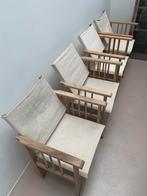 Lot de 4 chaises / fauteuils Africa «Habitat », Ophalen, Zo goed als nieuw