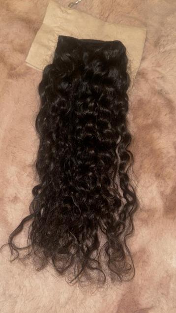 Curly clip-in extensions real hair NEW beschikbaar voor biedingen