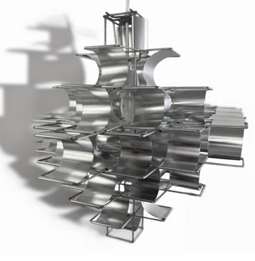 Vintage Space Age Cassiopeia-lamp Max Sauze beschikbaar voor biedingen