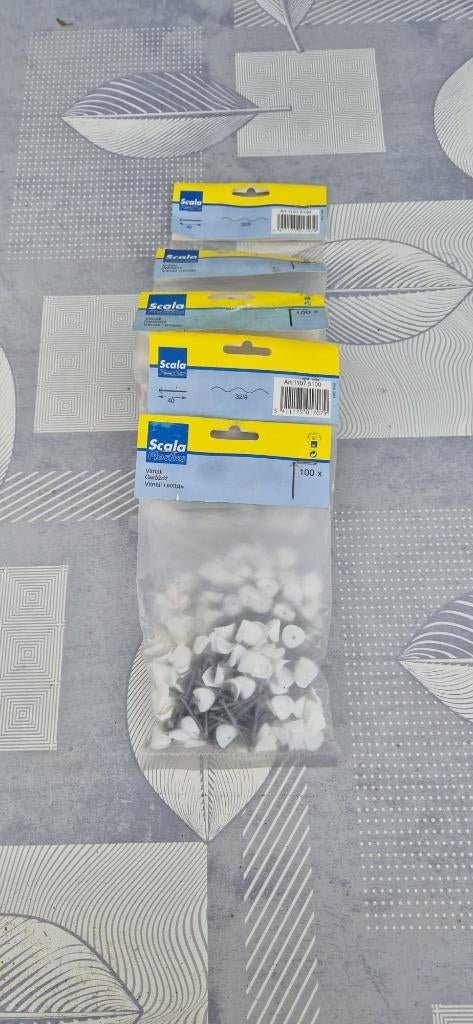 500 clous scala fixation de tôles ondulées, Bricolage & Construction, Tuiles & Revêtements de toit, Neuf, Autres types, Métal