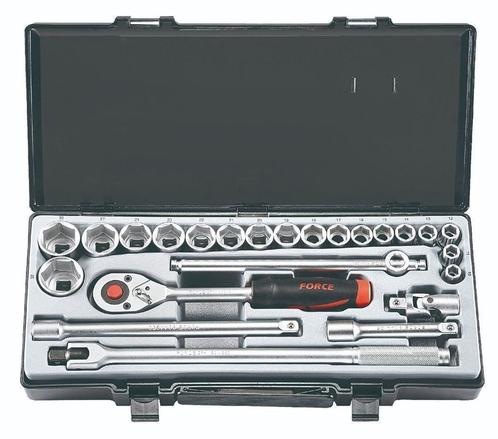 Doppenset 24 Delig 1/2" Force, Auto diversen, Autogereedschap, Nieuw, Ophalen of Verzenden