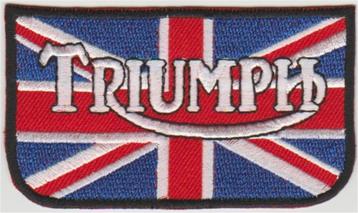 Triumph stoffen opstrijk patch embleem #37 beschikbaar voor biedingen