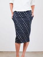 Moniquevanheist ; katoenmengeling tricot rok L., Kleding | Dames, Ophalen of Verzenden, Onder de knie